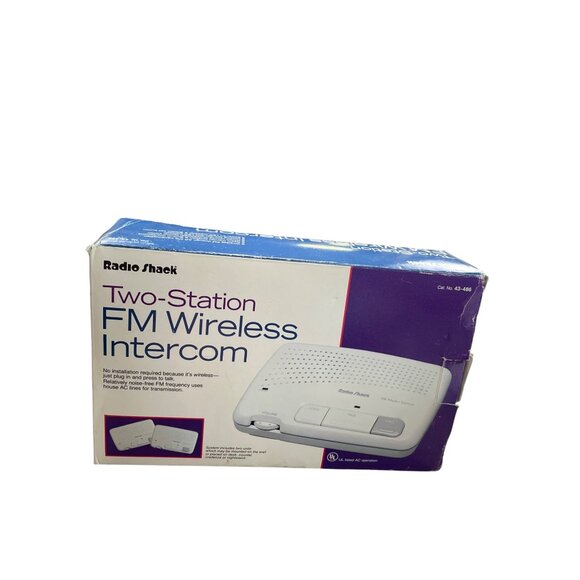Radio Shack Two-Station FM Wireless Intercom System New In Box SKU 8694 - Picture 1 of 8